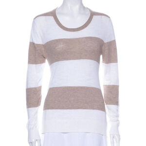 360 Sweater Striped Cut-Out‎ Back Sweater Academia Size Medium